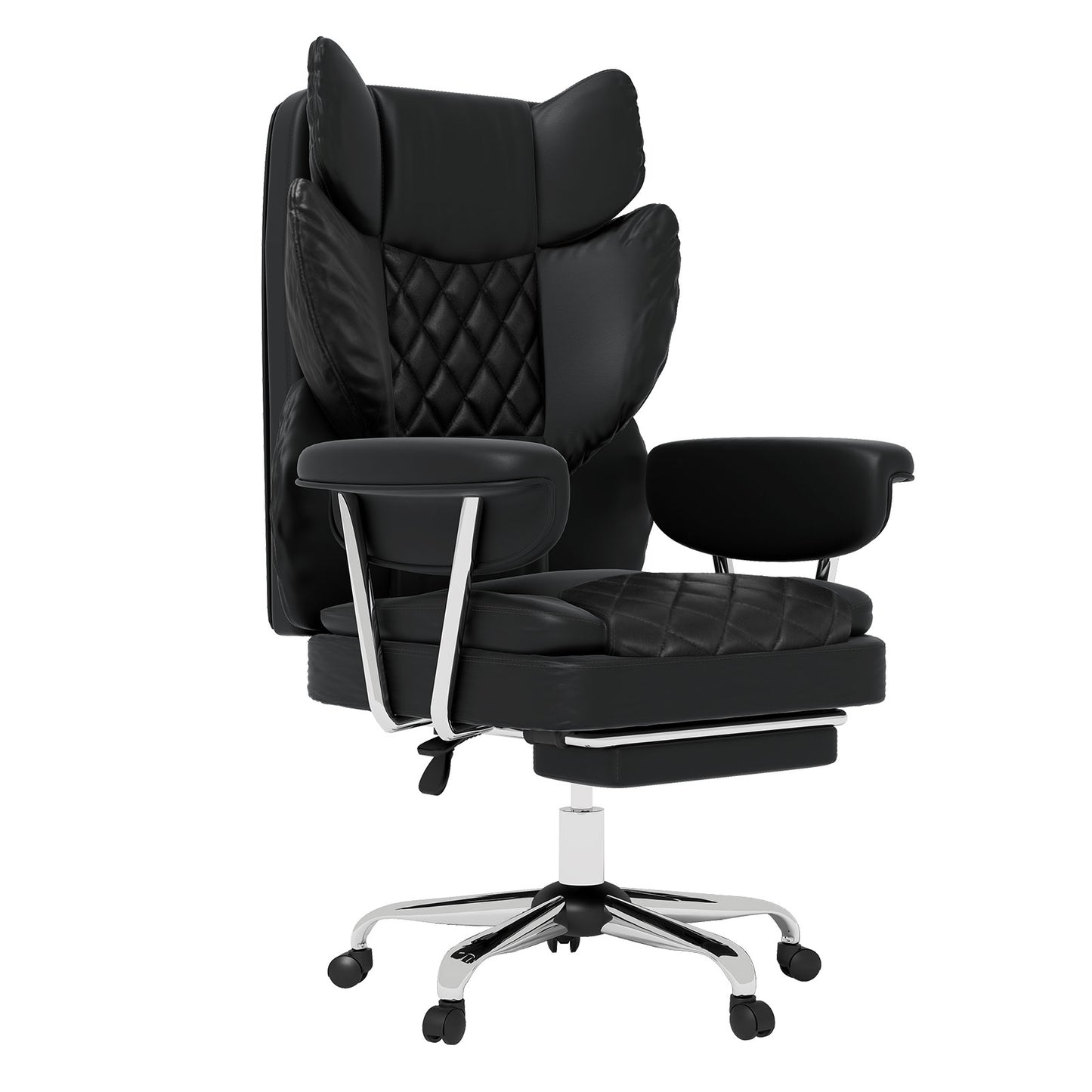 Levede Executive Office Chair Ergonomic High Back Spring Cushion Seat Footrest