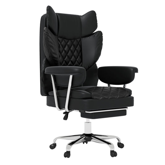 Levede Executive Office Chair Ergonomic High Back Spring Cushion Seat Footrest