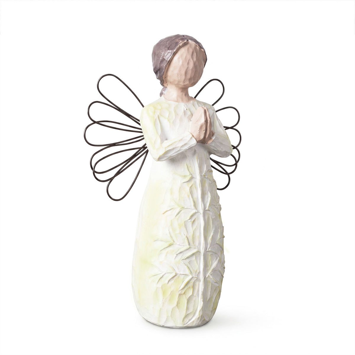 Levede Resin Thank You Gift Figurines Willow-Inspired White For Shelf Decor