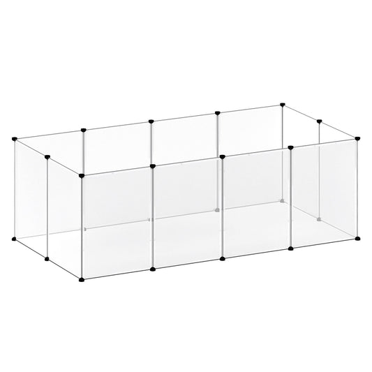 Small Animal Playpen DIY Plastic Pet Fence for Rabbit Hamster Puppy Guinea Run