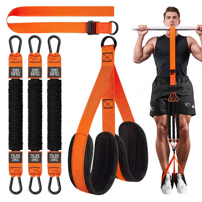 Centra Pull Up Assistance Band Heavy Duty Adjustable Gym Strength Training Set