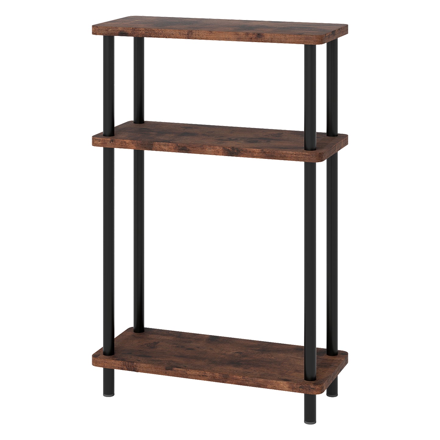 Levede Slim Side Table 3 Tier Narrow Sofa End Table Bedside Storage Stand