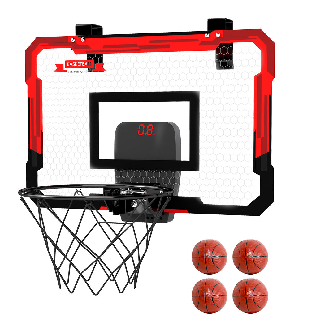 Dekko Mini Basketball Hoop Over the Door for Kids Gift Indoor Sport Backboard