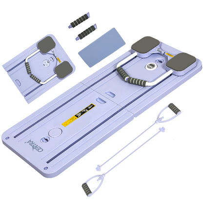 Centra Multifunctional Abdominal Board Pilates Reformer Set Elbow Support Grey