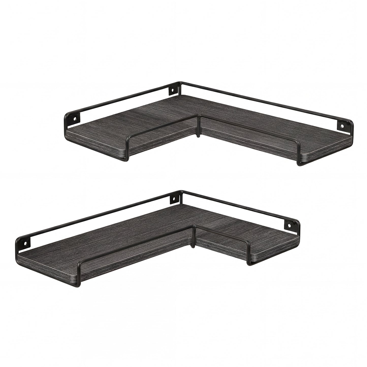 Levede Wall Shelves Floating 2pc Kitchen Corner Shelf Unit Home Sotrage Decor