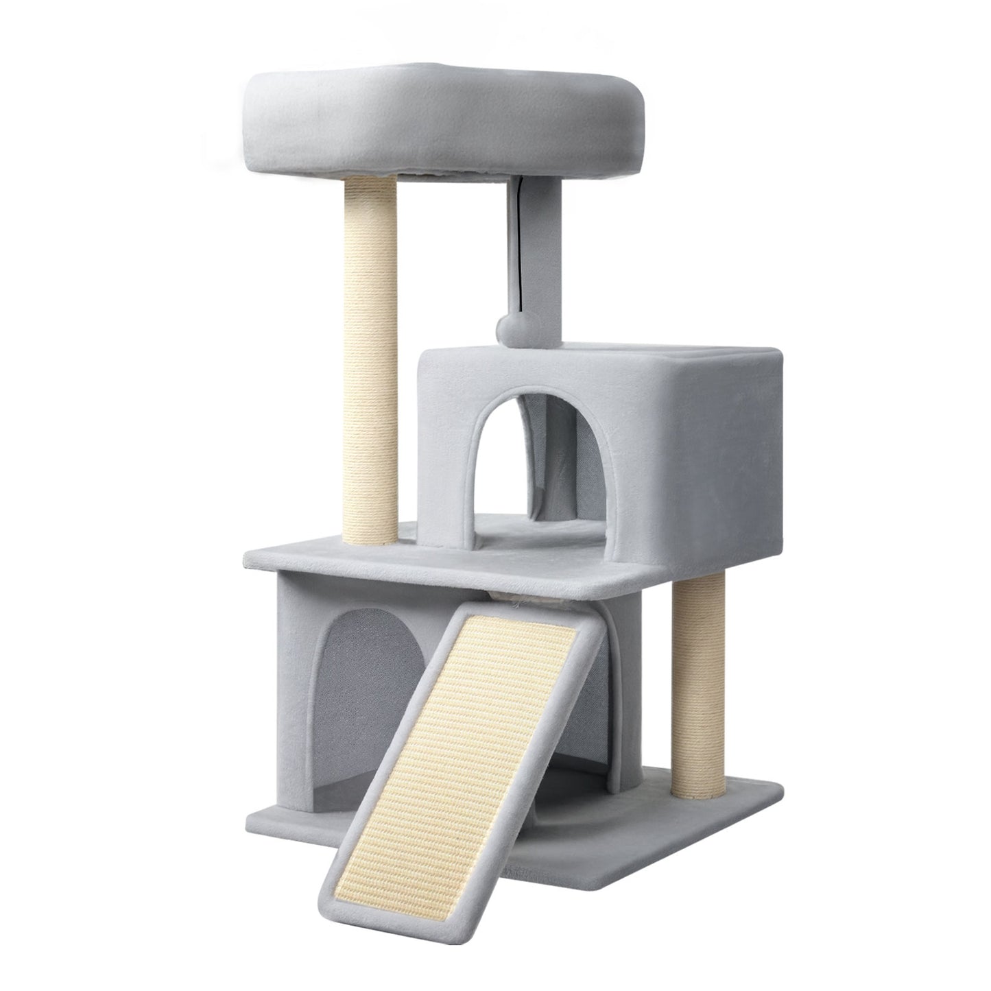 Skylos Cat Tree Activity Center Scratching Post with Condo Perch Bed Hammock