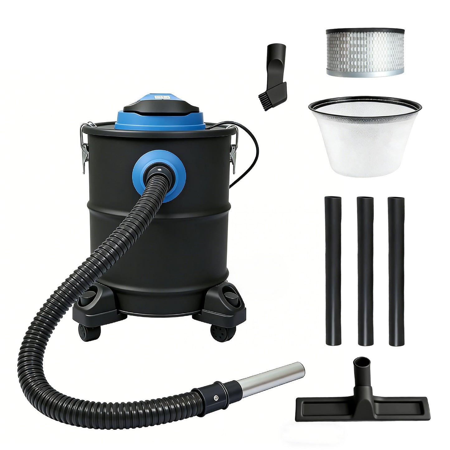 Spector 20L Fireplace Ash Vacuum Cleaner Wood Burner Blower Vac 1200W BBQ Stoves