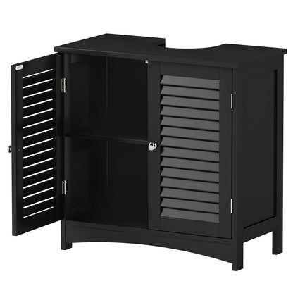 Levede Bathroom Under Sink Cabinet Basin Storage Cupboard 2 Door Vanity Unit