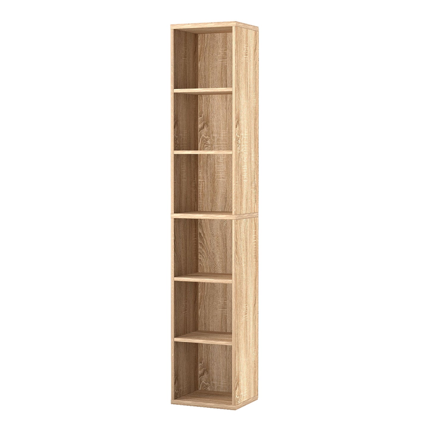 Levede Bookcases Book Shelf Shelving Storage Unit Slim Wood Office Home Wood