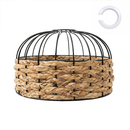 Emitto Modern Ceiling Pendant Light Shade Rattan Style Woven Lamp Shade 30cm
