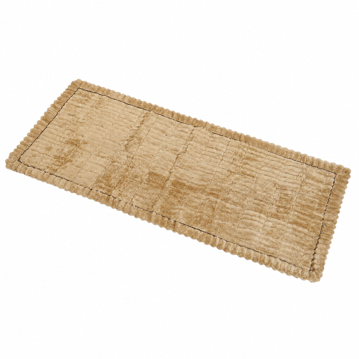 Marlow Corduroy Sofa Cover Pet Friendly Non Slip Washable 70 x 180cm Light Camel