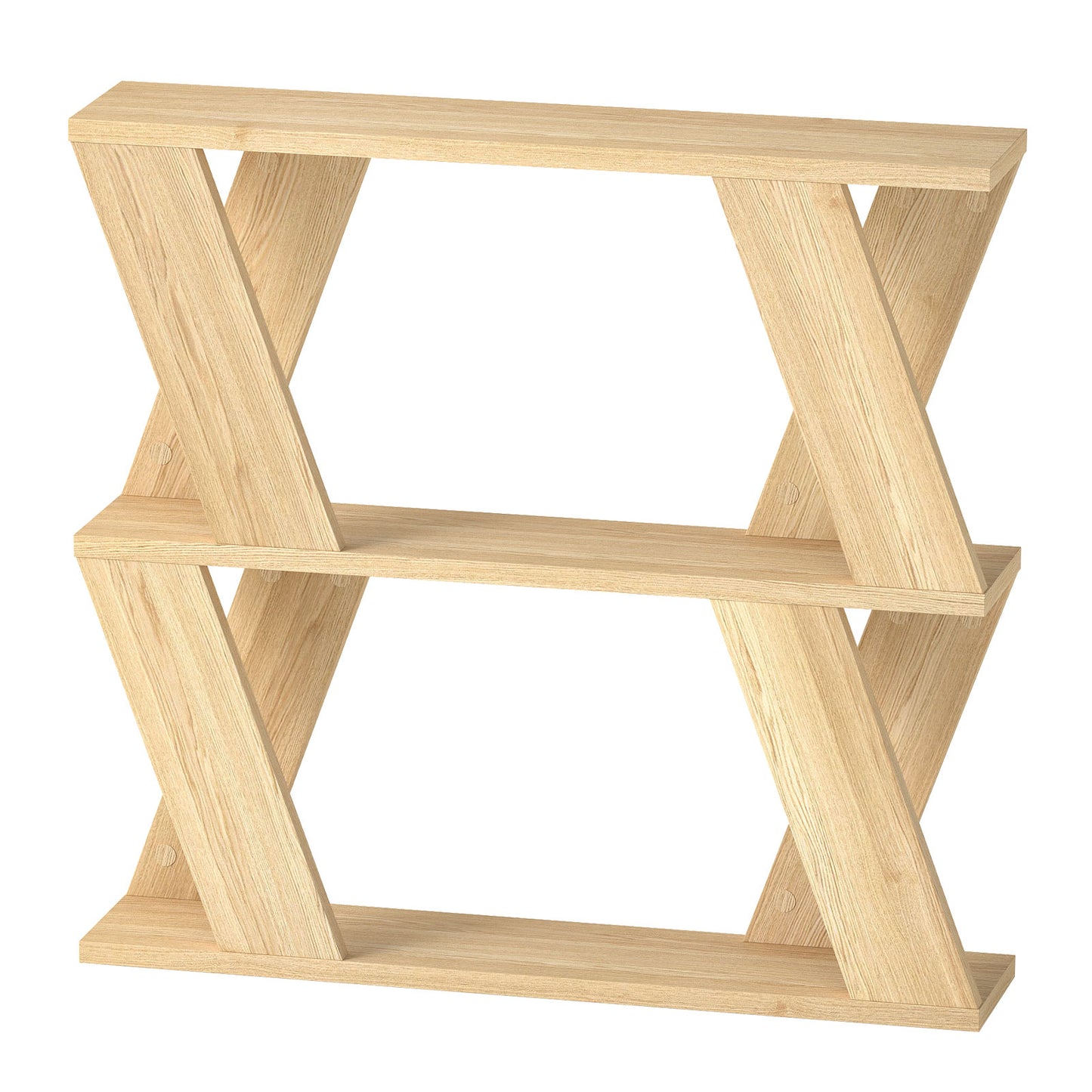 Levede Wood Side Table Narrow Sofa End Table for Living Room Storage Furniture
