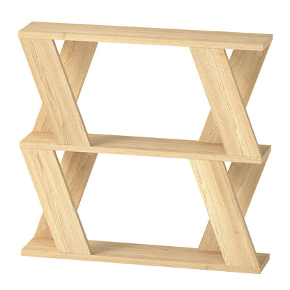 Levede Wood Side Table Narrow Sofa End Table for Living Room Storage Furniture