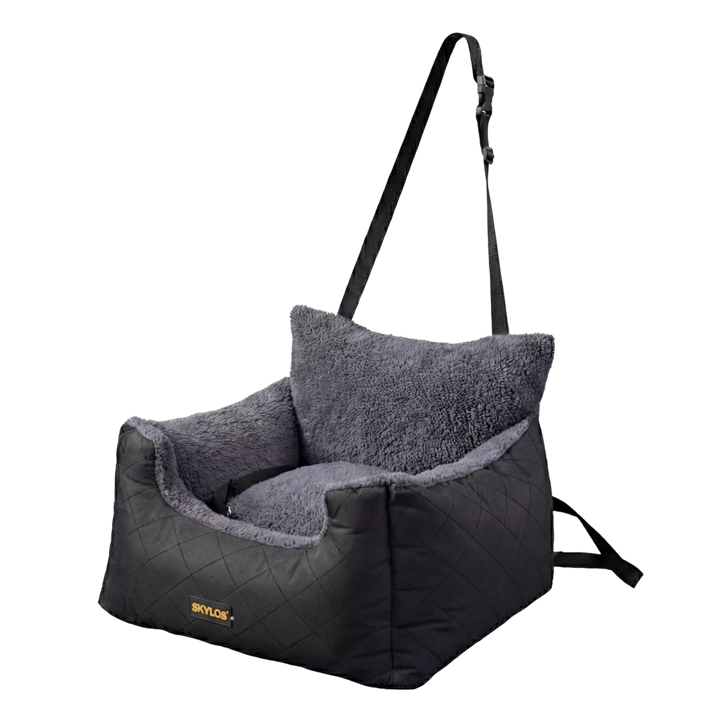Skylos Dog Car Seat Travel Bed Carrier Pet Booster Seat Basket Portable Puppy
