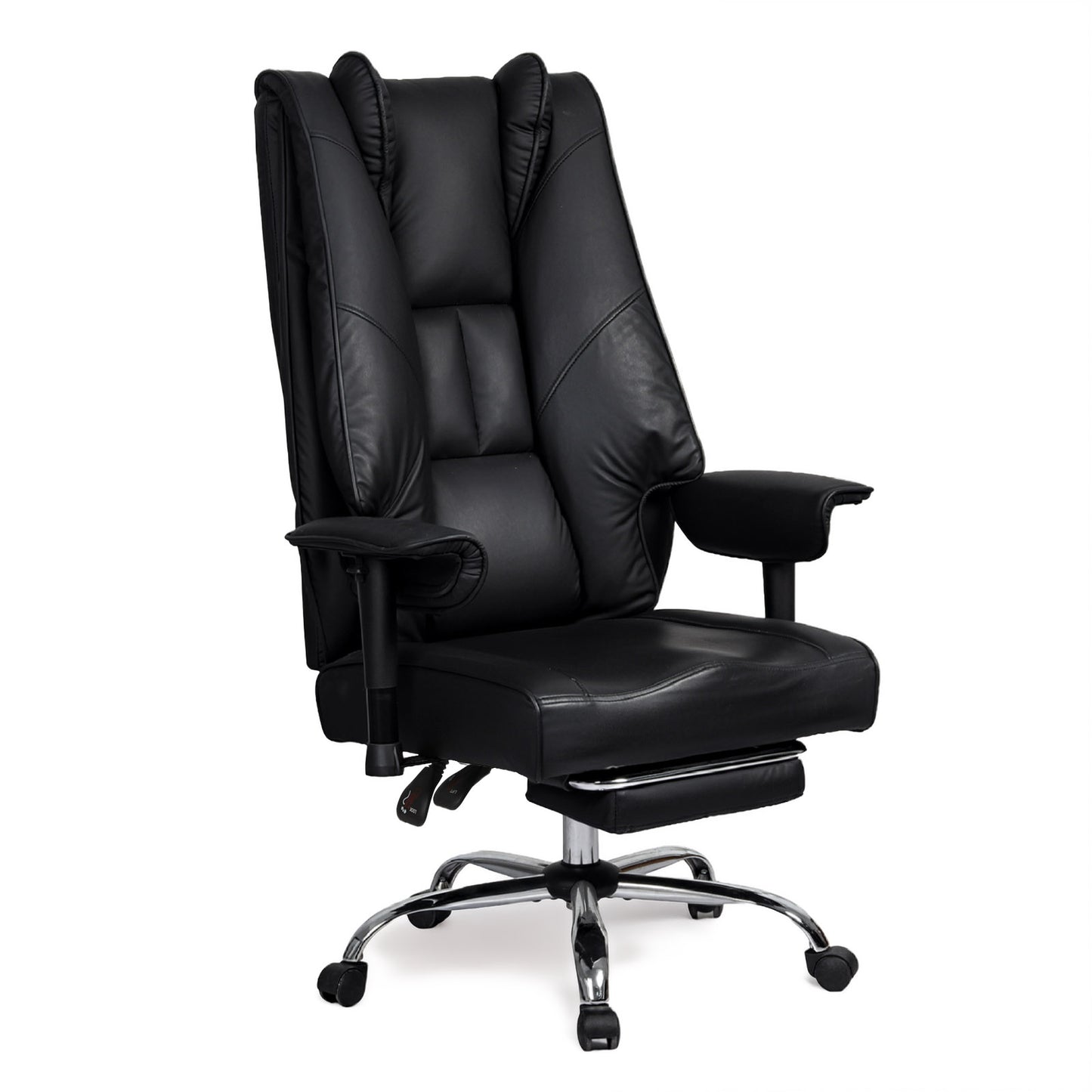 Levede Office Chair Big Tall High Back Heavy Duty PU Recliner Executive Chair