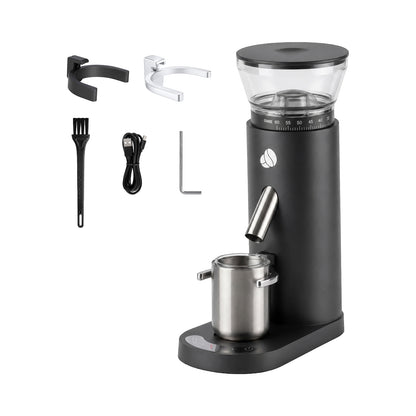 Spector Coffee Grinder 60-Setting Portable USB Rechargeable Burr Grinder Black