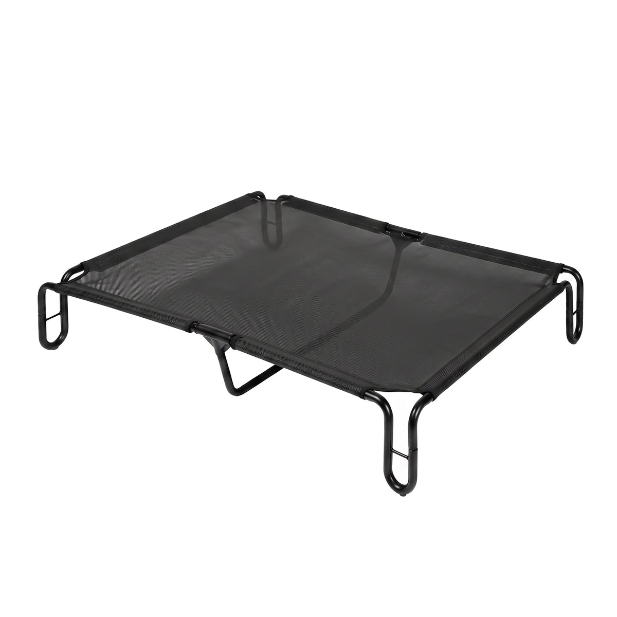 Skylos Elevated Dog Bed Large Breathable Mesh Cooling for Indoor Outdoor Black