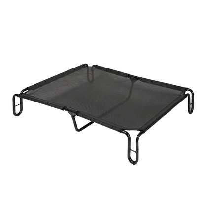 Skylos Elevated Dog Bed Large Breathable Mesh Cooling for Indoor Outdoor Black