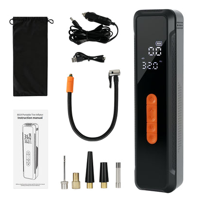 Traderight Car Tyre Inflator Portable Air Compressor Pump 150PSI Rechargeable