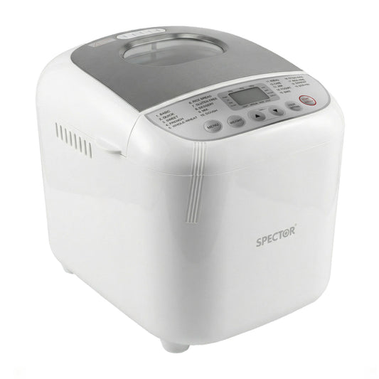 Spector Automatic Bread Maker Machine 2LB 19 in 1 600W Non Stick Stainless Steel