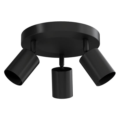 EMITTO 3-4 Way Ceiling Spotlight Adjustable Kitchen Bar Spot Light LED GU10 E14