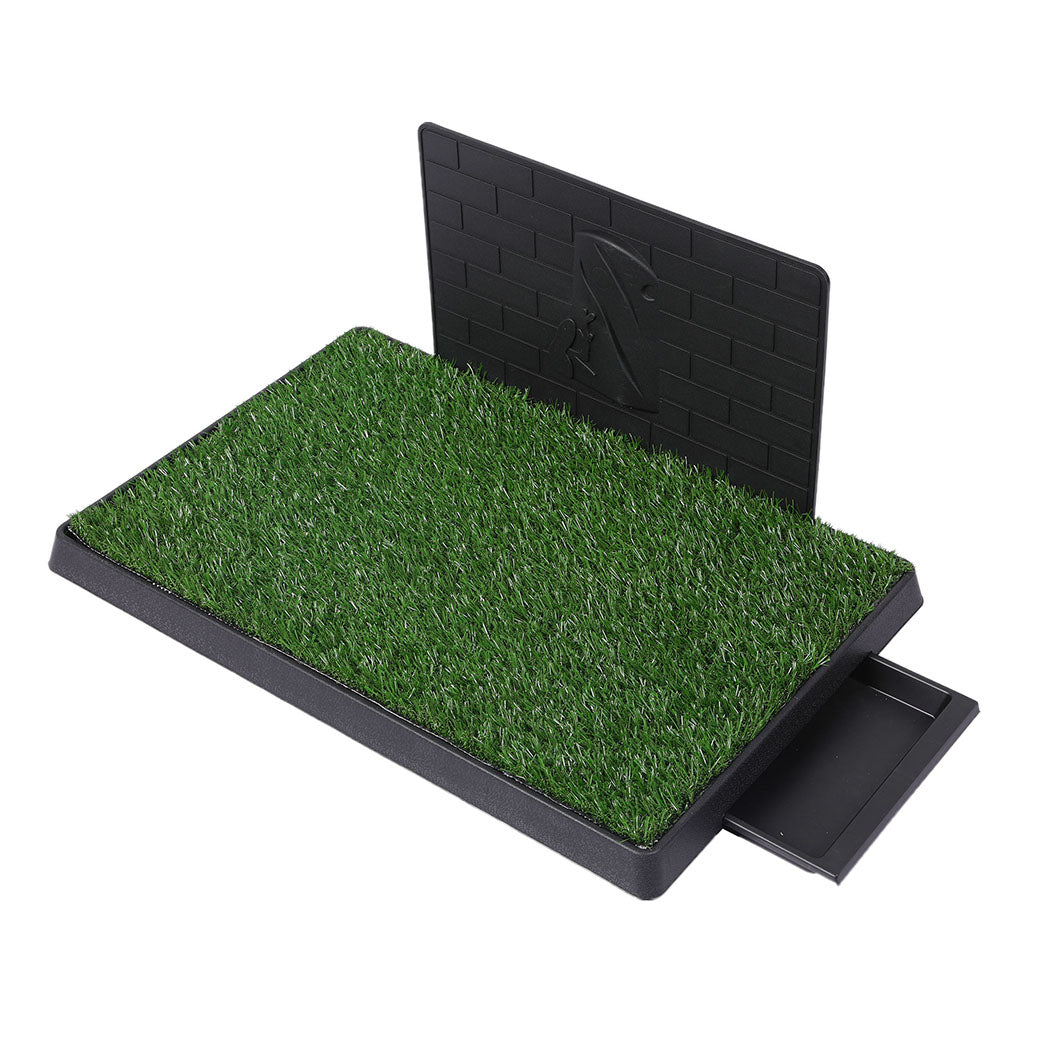 Skylos Indoor Dog Pet Grass Potty Training Portable Toilet Pad Tray Mat Jumbo