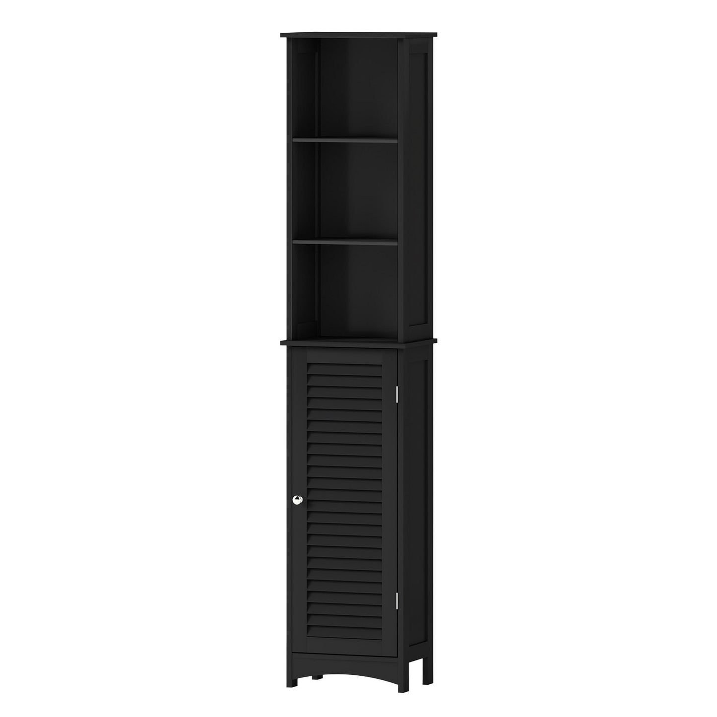 Levede Tall Bathroom Cabinet Freestanding Slim Bathroom Storage Cupboard Unit