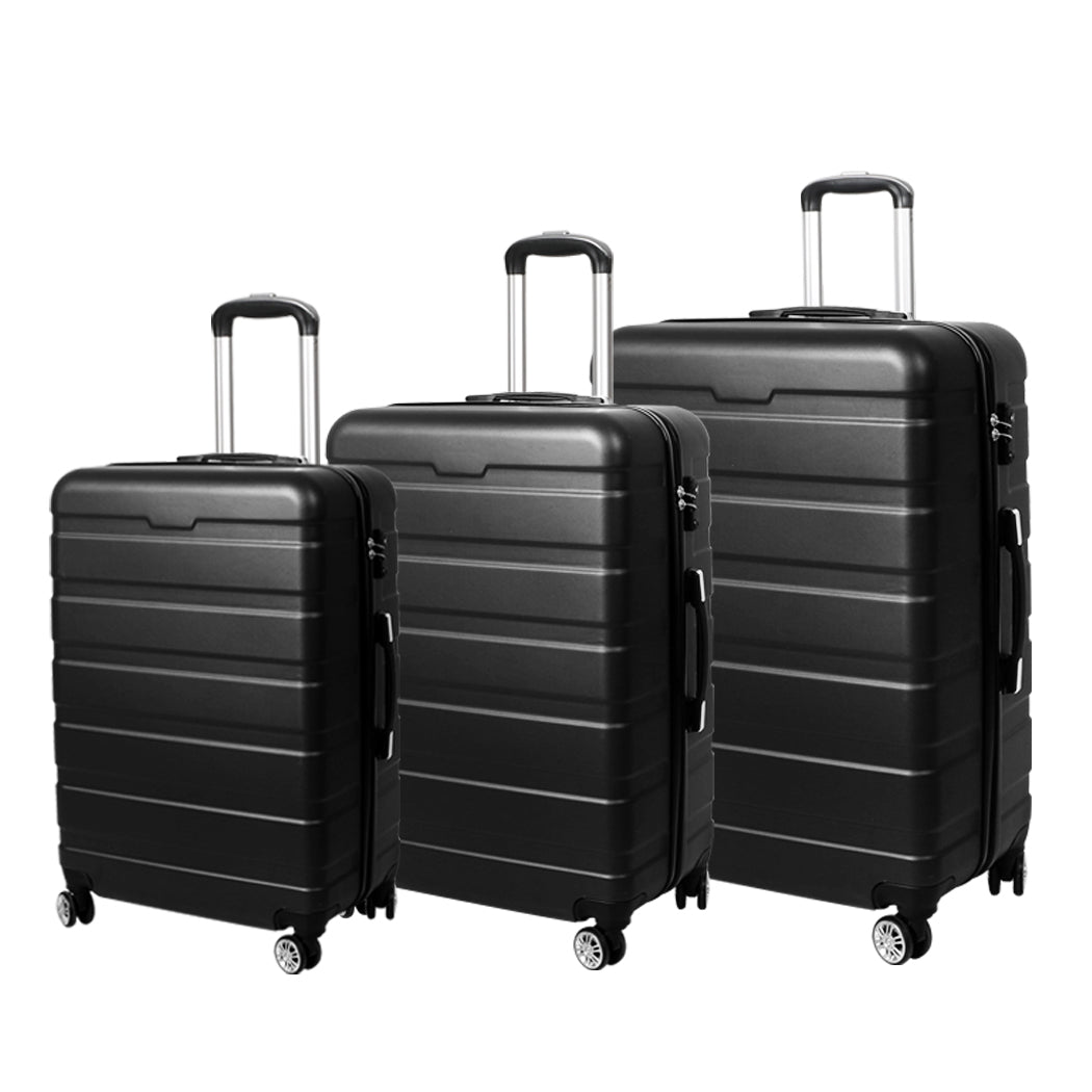 Swifto Suitcase Set of 3 Hard Shell 20" 24" 28" Luggage Family Travel TSA
