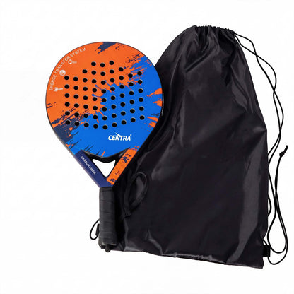 Centra Padel Tennis Racket  Carbon Fiber Face  360g  Black