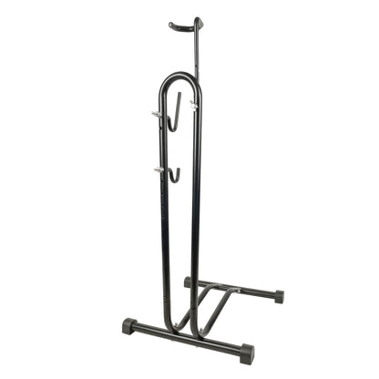 MONVELO Bike Rack Floor Stand Bicycle Parking Freestanding Storage Outdoor Black
