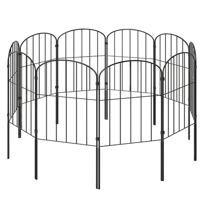 Levede 10 Pack Animal Barrier Metal Decorative Garden Fence Outdoor Pet Border