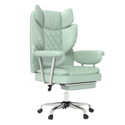 Levede Executive Office Chair Ergonomic High Back Spring Cushion Seat Footrest
