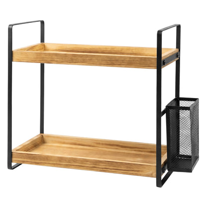 Levede Bathroom Organiser Countertop 2 Tier Perfume Skincare Storage Shelf