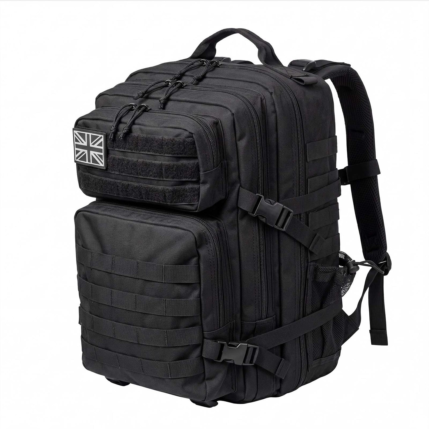 Swifto Military Backpack 45L Tactical Backpack 900D Oxford for Hiking Black