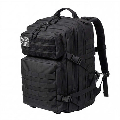 Swifto Military Backpack 45L Tactical Backpack 900D Oxford for Hiking Black