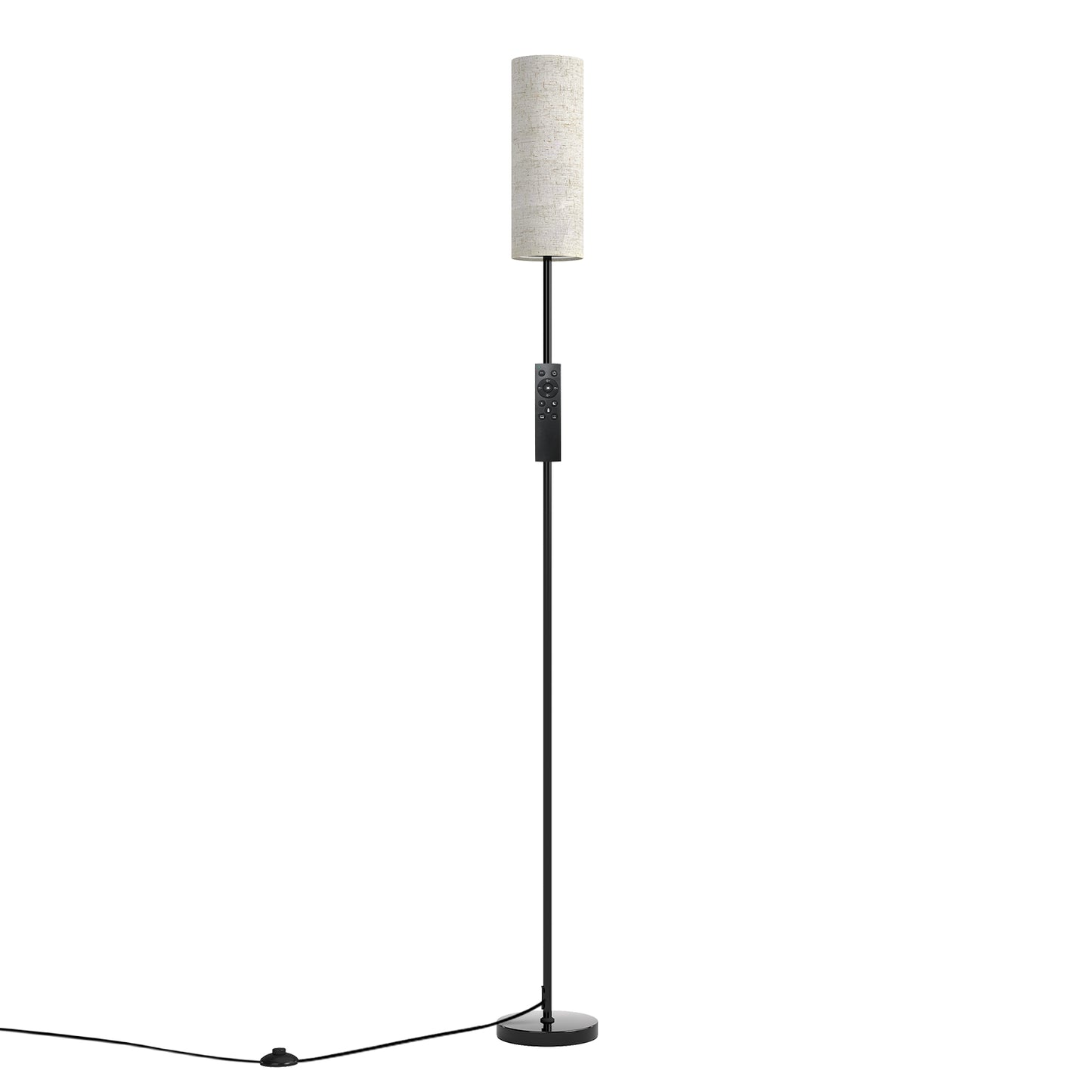 Emitto Led Floor Lamp Bedside Light Dimmable Remote & Foot Switch Bulb Included