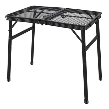 Levede Folding Camping Table Adjustable Height Aluminium Portable Picnic Desk