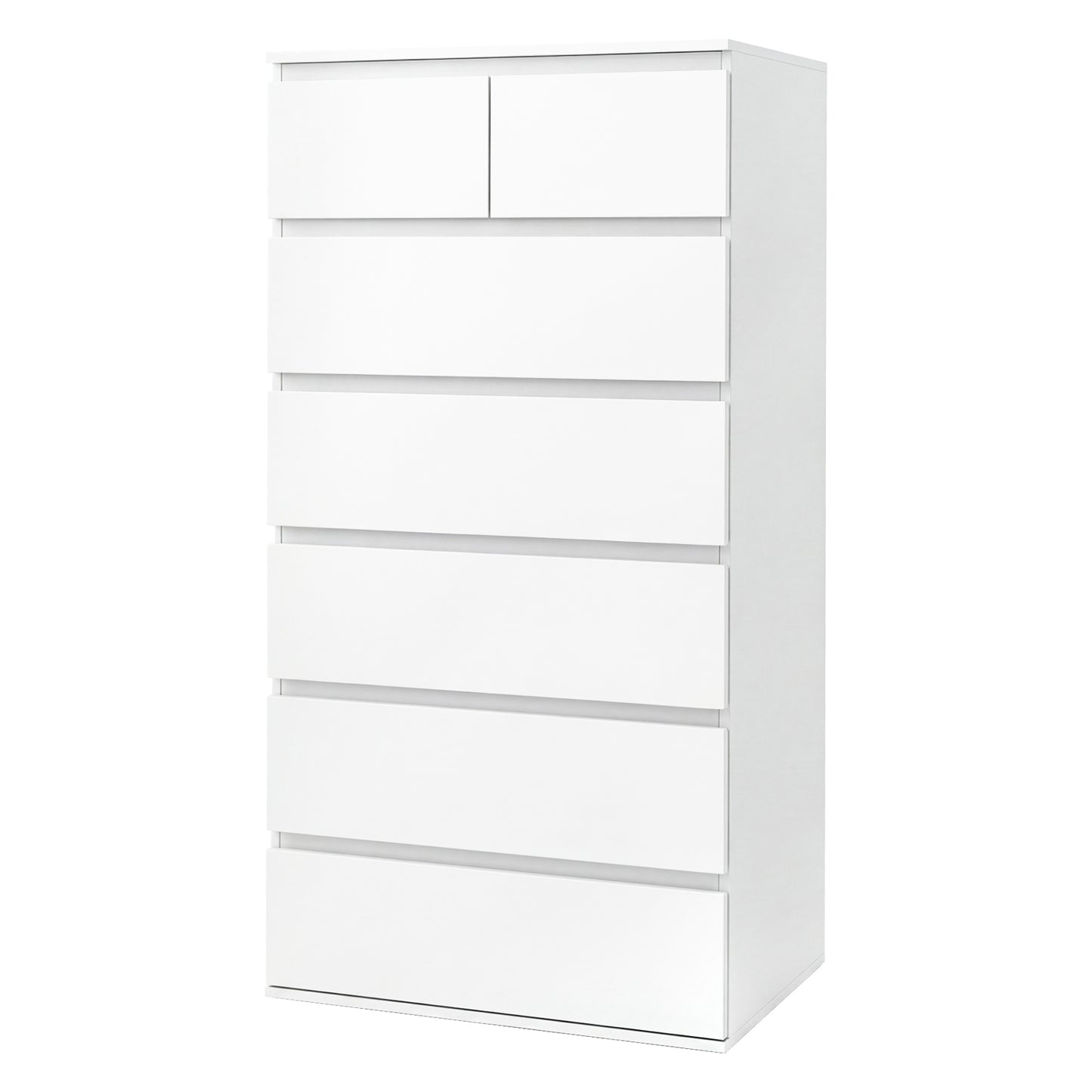 Levede Tall Chest of Drawers White Storage Cabinet for Bedroom Hallway Home
