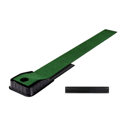 Centra Golf Putting Mat Auto Ball Return Path 220x33cm Indoor Outdoor Green