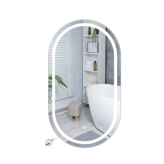 Led Bathroom Mirror With Light Illuminated Wall Mirrors Demister Touch Sensor