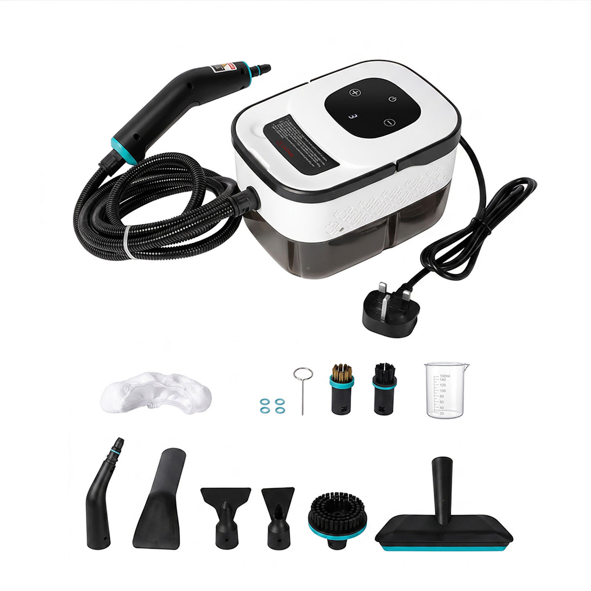 Spector Steam Cleaner Handheld 6 Settings with Tank 105°C Heat For Kitchen White