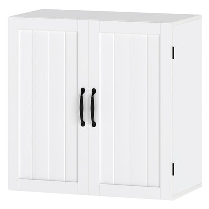 Levede Wall Cabinet Hanging Kitchen Cupboard Bathroom Storage Organiser White
