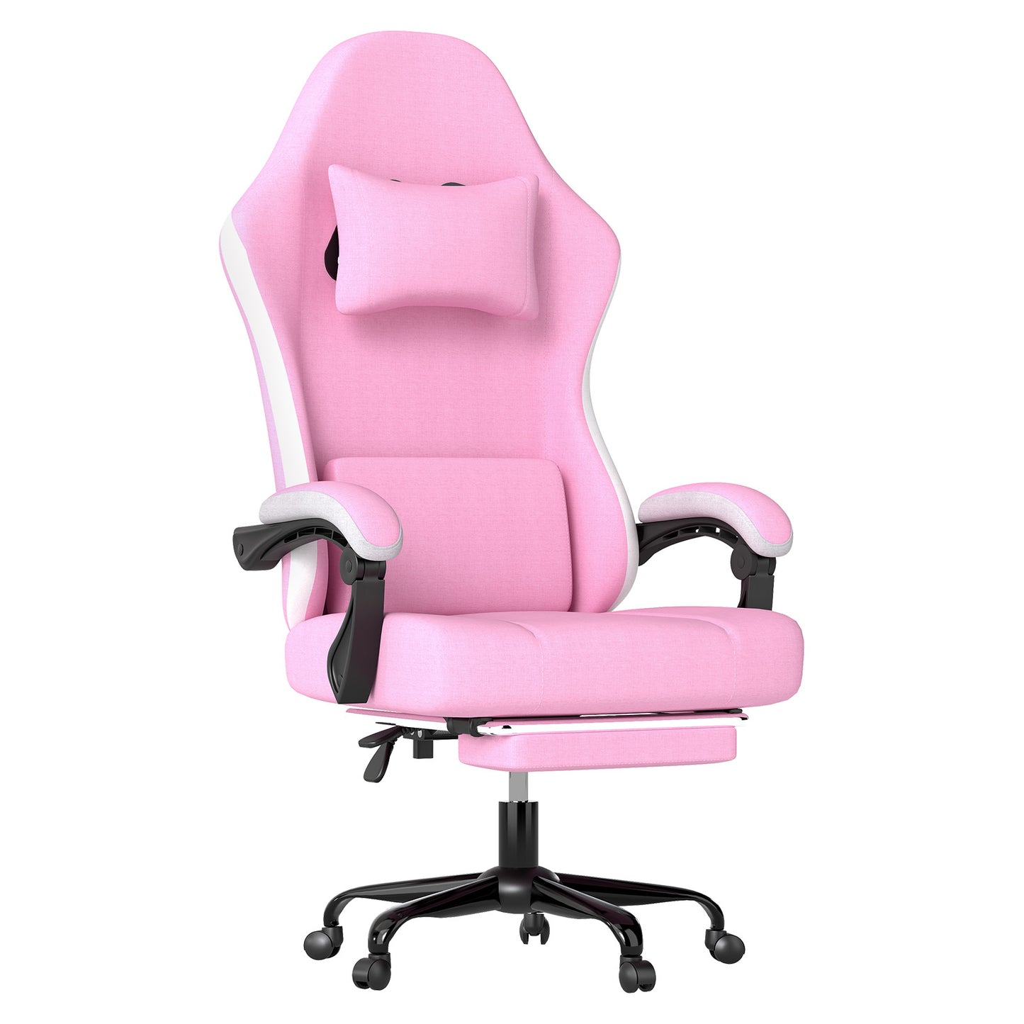 Levede Gaming Chair Office Recliner Spring Padding Adjustable Swivel Footrest