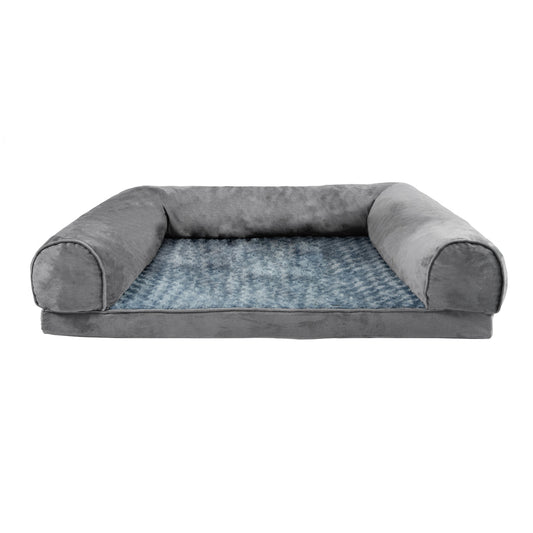 Skylos Orthopedic Pet Calming Bed Extra Large Foam Plush Dog Nest Mattress Mat