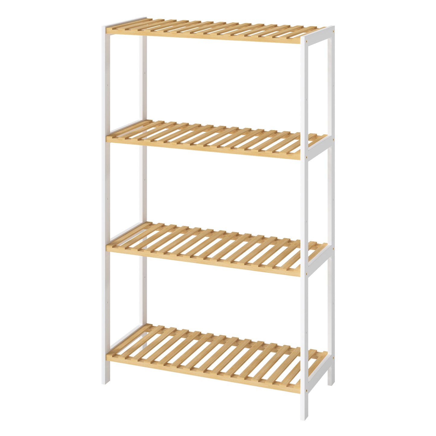 Levede 4-Tier Bamboo Shoe Rack Stand Adjustable Wooden Storage Shelf Organiser