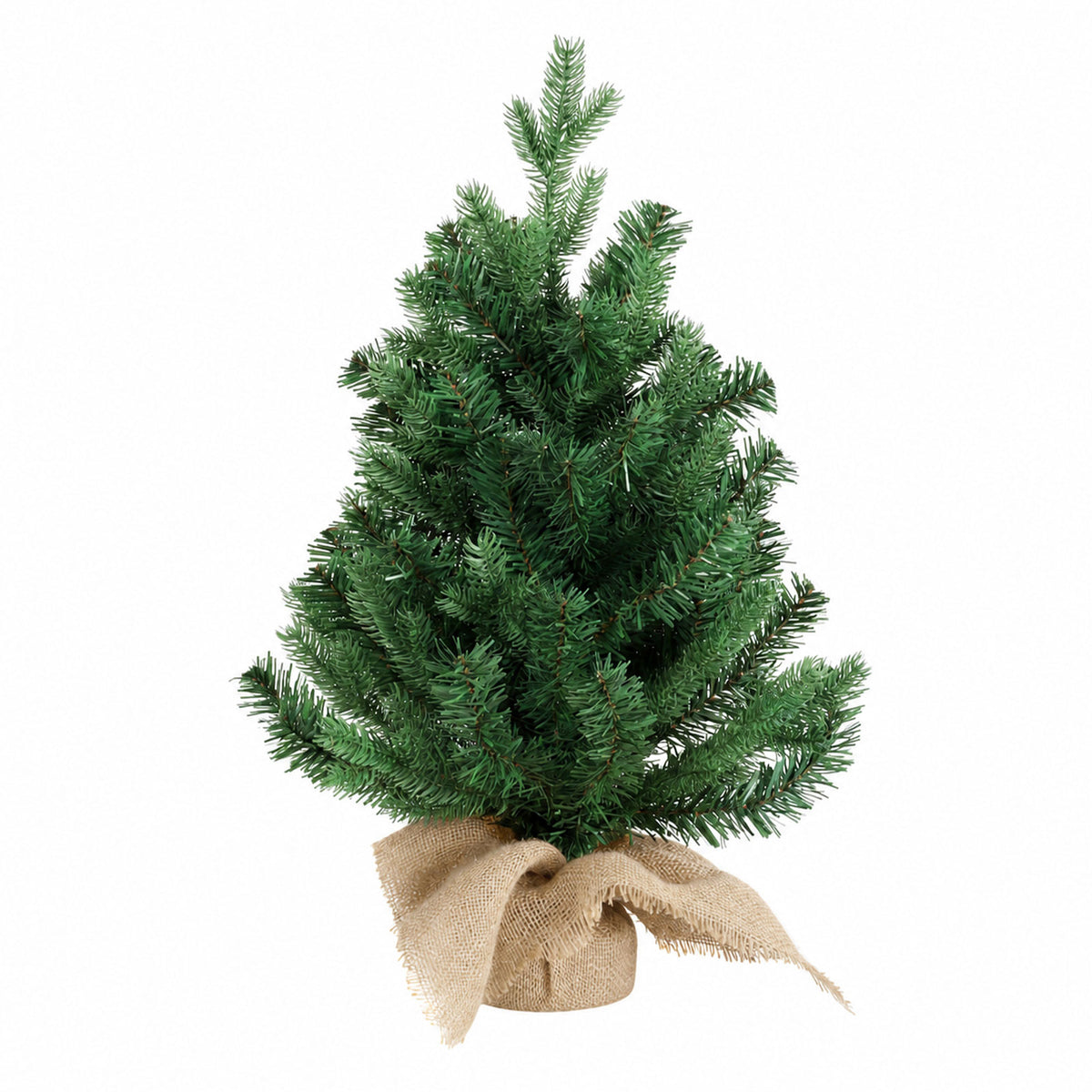 Santaco Christmas Tree Xmas Spruce Cement Base 75 PVC Tips Tabletop Indoor Green
