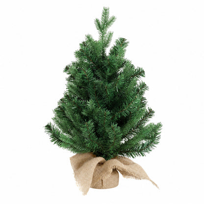 Santaco Christmas Tree Xmas Spruce Cement Base 75 PVC Tips Tabletop Indoor Green