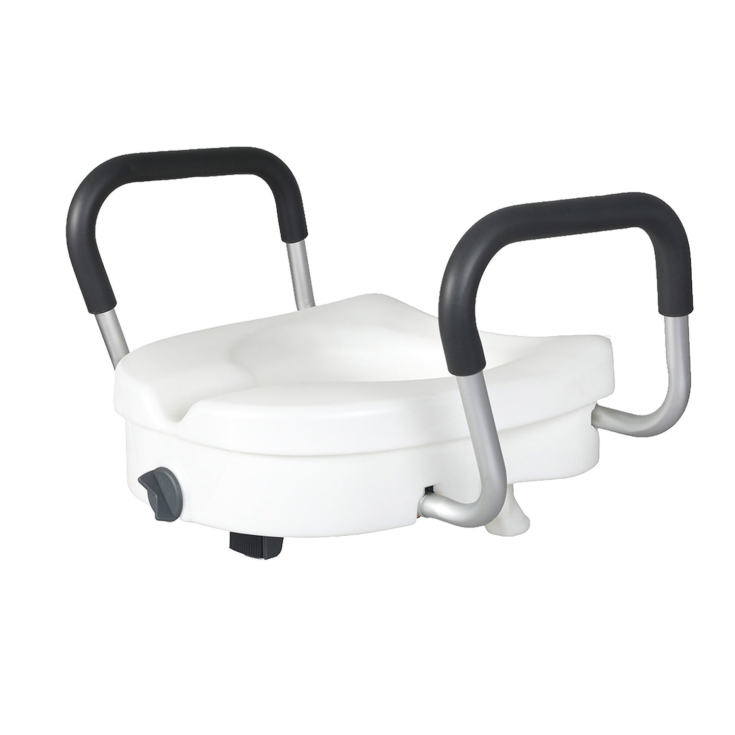 Levede Raised Toilet Seat with Arm 4.7'' Toiliet Seat Riser for Elderly Disabled