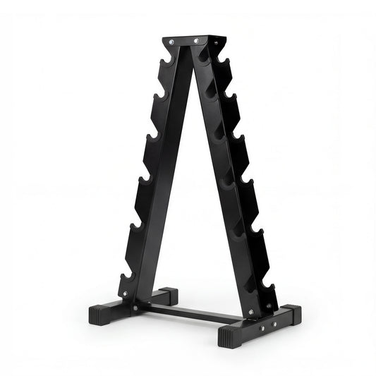 Centra Hex Dumbbells Stand 5-40kg Set Weight Storage Holder Rack Steel 6 Tier