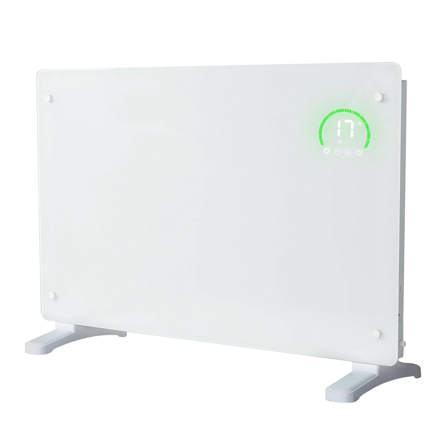 Spector Electric Panel Heater 2000W Radiator Wall Mounted Freestanding White